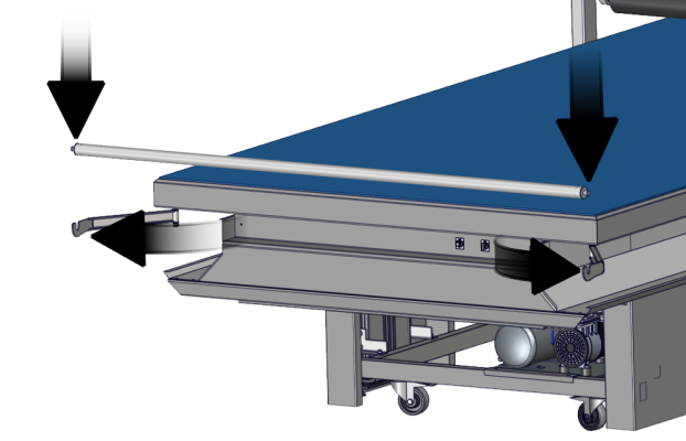 ROLL HOLDER, SHORT SIDE SET